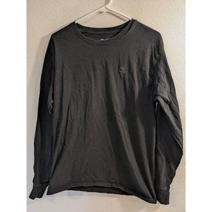Champion Men's Black Shirt Size Medium Long Sleeve